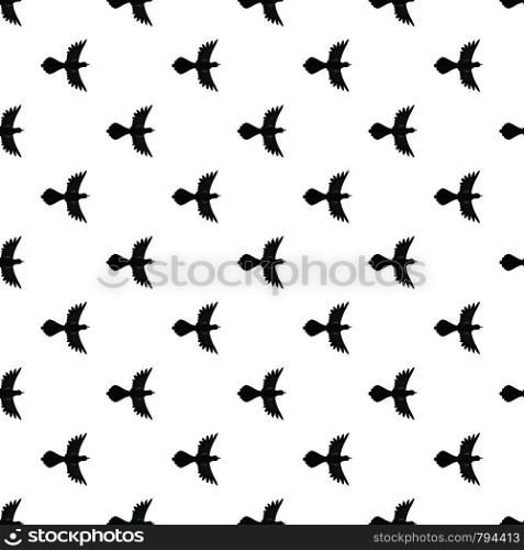 Beautiful magpie pattern seamless vector repeat for any web design. Beautiful magpie pattern seamless vector