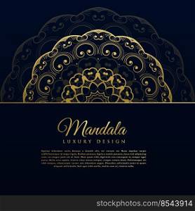 beautiful mandala decoration background design