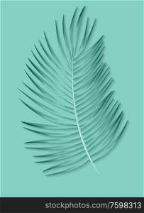 Beautiful Palm Leaf Background. Vector Illustration. EPS10. Beautiful Palm Leaf Background. Vector Illustration