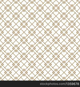 Beautiful pattern japanese shoji kumiko, great design for any purposes.Japanese traditional wall, shoji.Average thickness .Diagonal direction.. Seamless japanese pattern shoji kumiko in brown color.