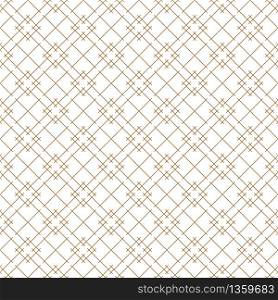 Beautiful pattern japanese shoji kumiko, great design for any purposes.Japanese traditional wall, shoji.Fine lines .Diagonal direction.. Seamless japanese pattern shoji kumiko in brown color.