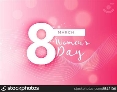 beautiful pink international woman’s day design background