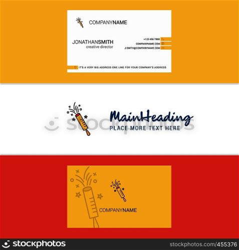 Beautiful POP Logo and business card. vertical Design Vector