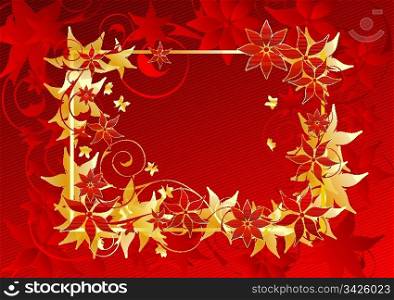 Beautiful red luxury Design background vector illustration