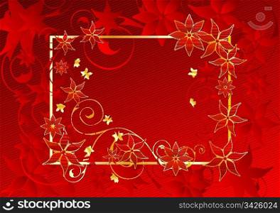Beautiful red luxury Design background vector illustration