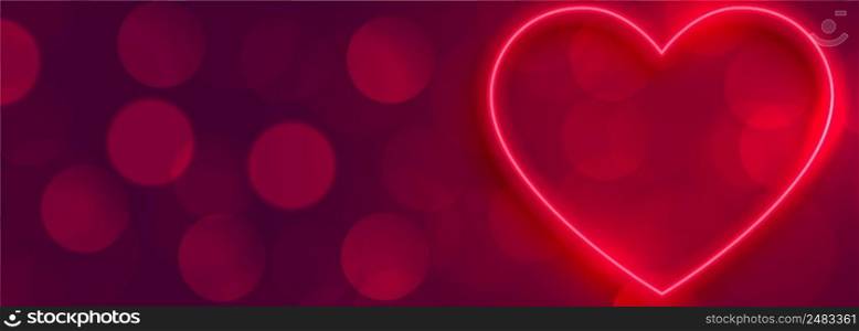 beautiful red valentines day hearts banner design