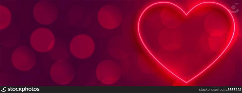beautiful red valentines day hearts banner design