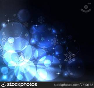 beautiful snowflake background,