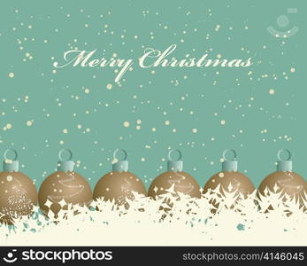 Beautiful vector Christmas (New Year) card for design use