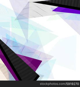 beautiful vector geometric composition, illusion of transparency