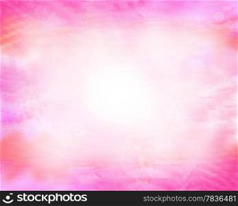 Beautiful watercolor background in soft pink and white Great for textures and backgrounds for your projects