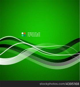 Beautiful wave modern abstract template