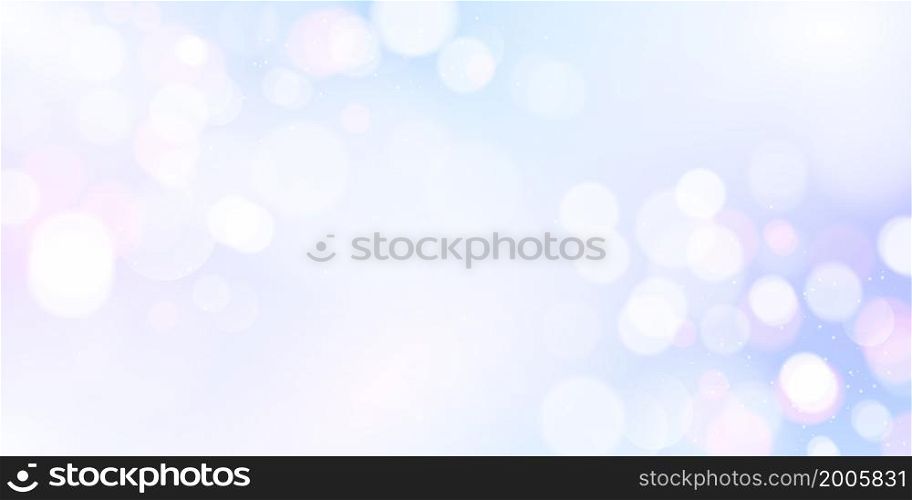 beautiful white glitter stars on abstract blue background use for celebration
