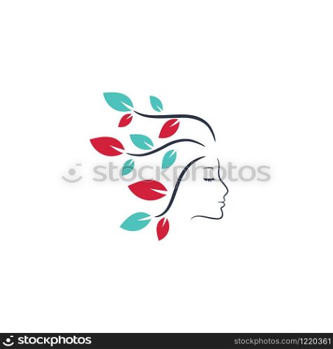 Beautiful women logo design. Beauty salon logo.