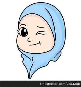 beautiful women wearing hijab
