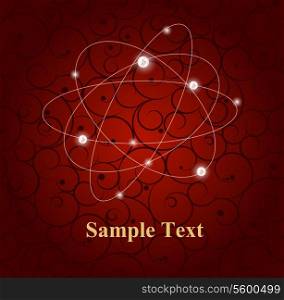 Beauty abstract background with pearl backgroung, vector illustration