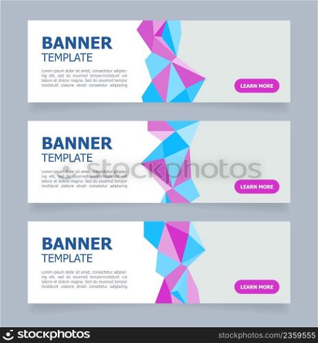 Beauty and fashion industry web banner design template. Vector flyer with text space. Advertising placard with customized copyspace. Printable poster for advertising. Tahoma font used. Beauty and fashion industry web banner design template