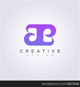 Beauty and Luxury Vector Illustration Design Clipart Symbol Logo Template.