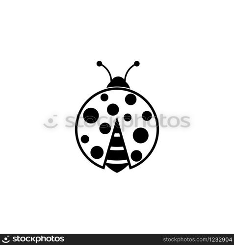 Beauty bug vector illustration icon design template