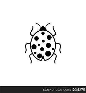 Beauty bug vector illustration icon design template