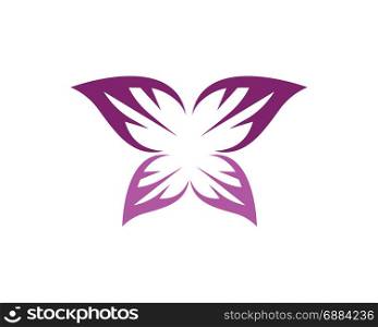 Beauty Butterfly Logo Template Vector. Beauty Butterfly Logo Template Vector icon design