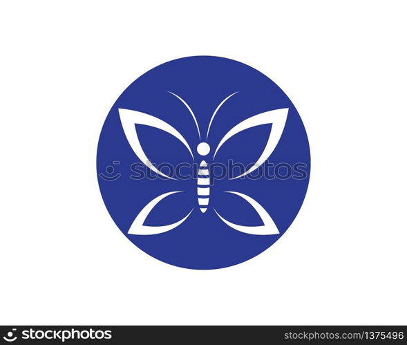 Beauty Butterfly Logo Template Vector icon design