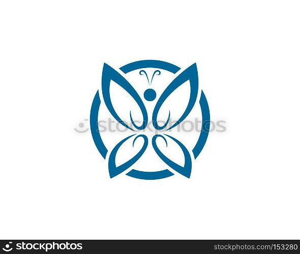 Beauty Butterfly Logo Template Vector icon design
