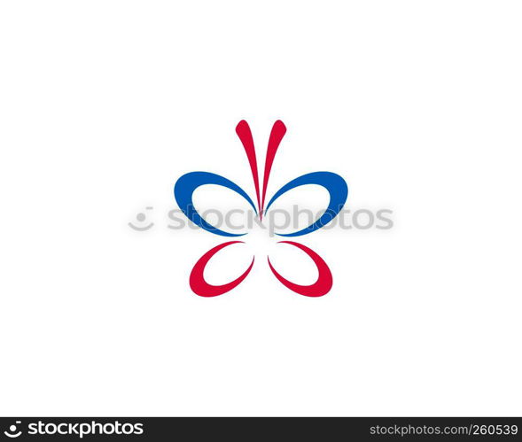 Beauty Butterfly Logo Template Vector icon design