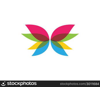 Beauty Butterfly Logo Template Vector icon design