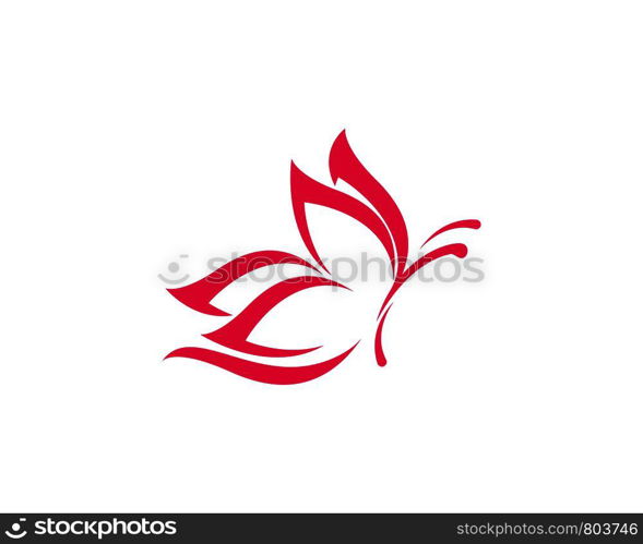 Beauty Butterfly Logo Template Vector icon design