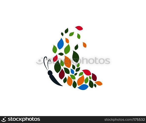 Beauty Butterfly Logo Template Vector icon design. Beauty Butterfly Logo Template
