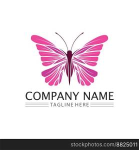 Beauty Butterfly Vector icon Animal insect design