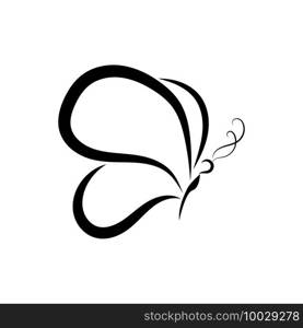 Beauty Butterfly Vector icon design