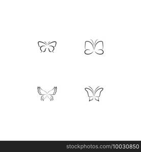 Beauty Butterfly Vector icon design