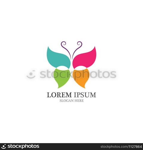 Beauty Butterfly Vector icon design