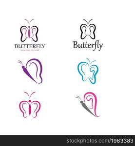 Beauty Butterfly Vector icon design