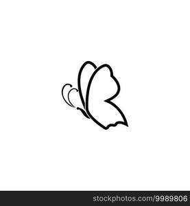 Beauty Butterfly Vector icon design