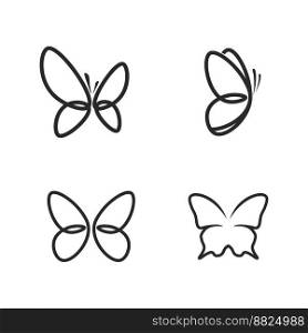 Beauty Butterfly Vector icon design animal