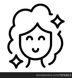 Beauty client icon outline vector. Salon master. Spa center. Beauty client icon outline vector. Salon master