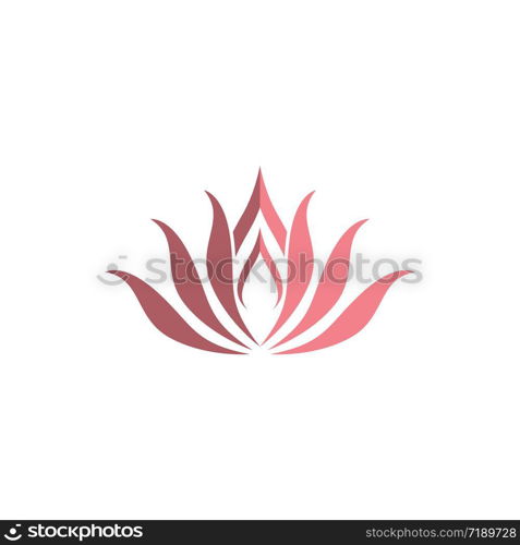 Beauty flowers logo template vector icon