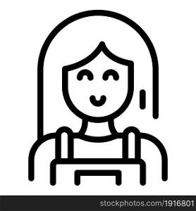 Beauty hairdresser icon outline vector. Hair salon. Woman haircut. Beauty hairdresser icon outline vector. Hair salon
