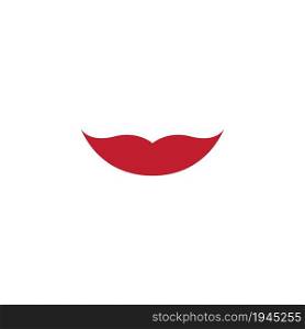 Beauty lips women illustration logo vector design