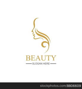 beauty logo vector illustration design template - vector