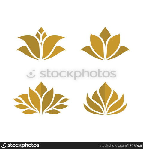 Beauty lotus logo images illustration design