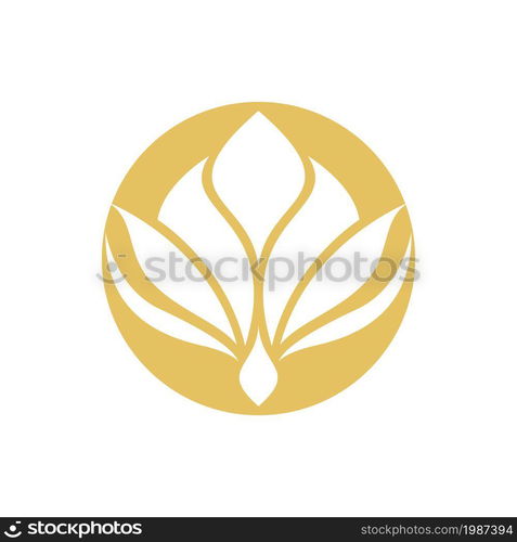 Beauty lotus logo images illustration design