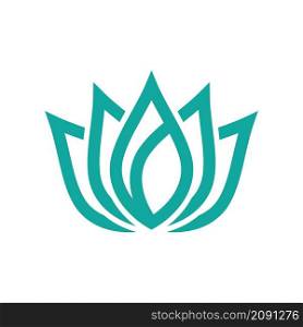 Beauty lotus logo images illustration design