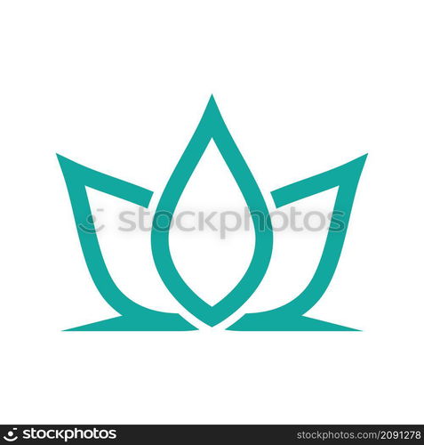 Beauty lotus logo images illustration design