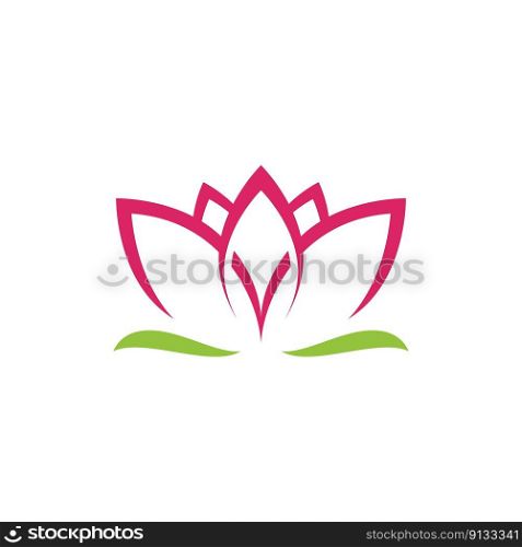 Beauty Lotus Vector Logo Template