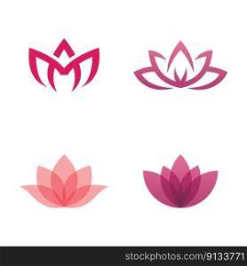 Beauty Lotus Vector Logo Template