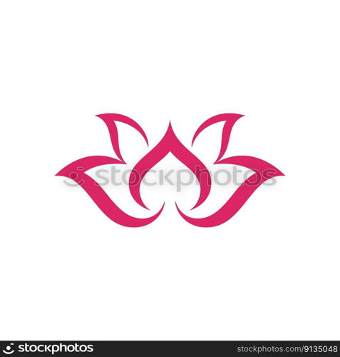 Beauty Lotus Vector Logo Template